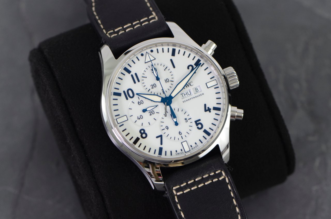 IWC Pilot Chronograph Mens watch Unisex Automatic Steel IW377725 6
