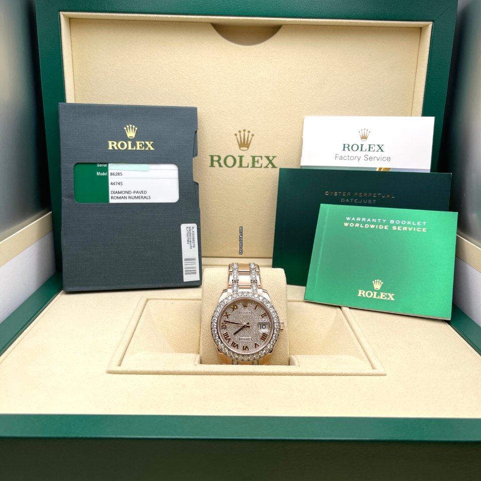 Rolex Pearlmaster Mens watch Unisex Rose gold Automatic 86285 6