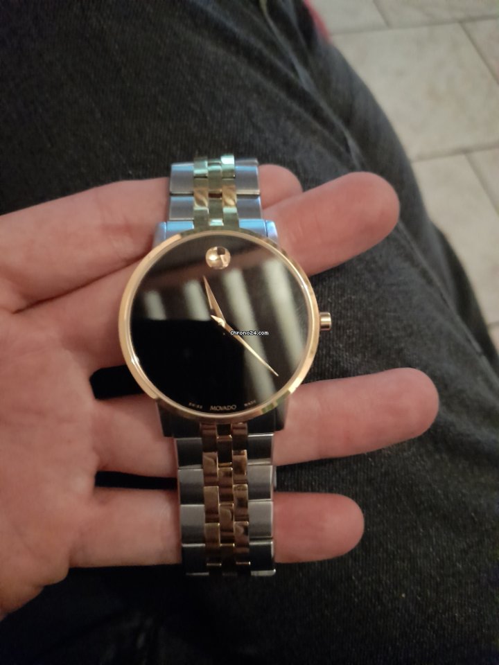 Movado Museum Mens watch Unisex Quartz Rel??gio Cl??ssico Movado Museum (0607200) 6