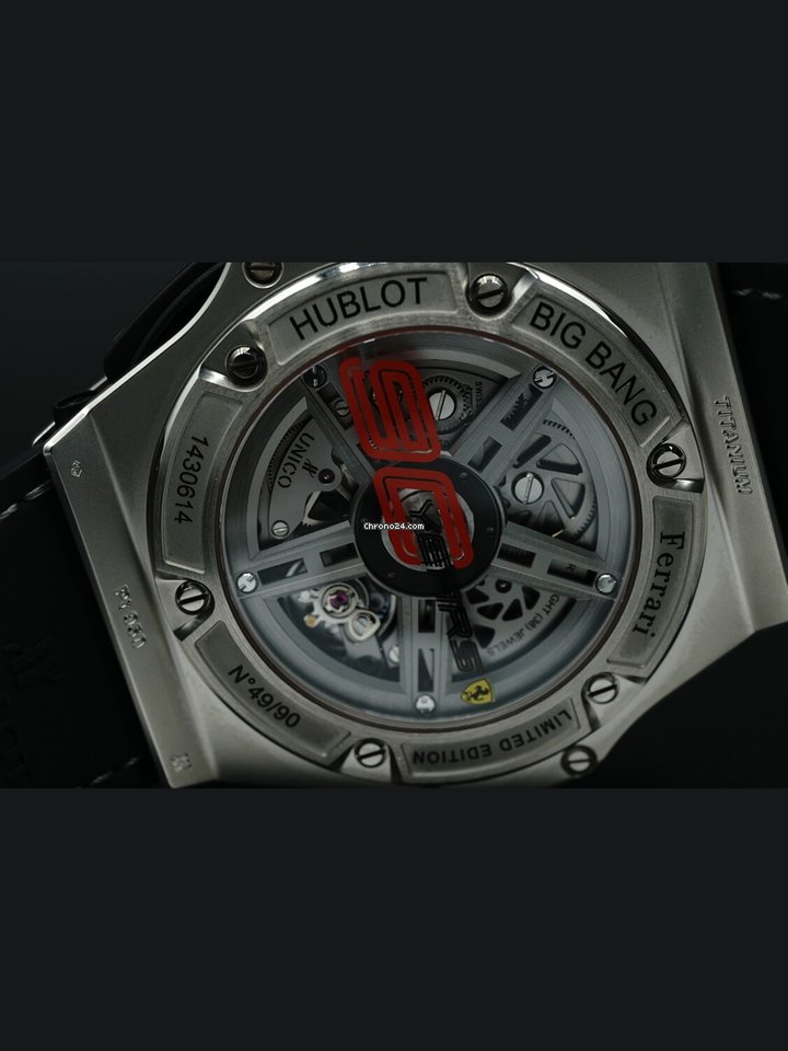 Hublot Big Bang Ferrari Mens watch Unisex Automatic Platinum 402.TQ.0129.VR 6