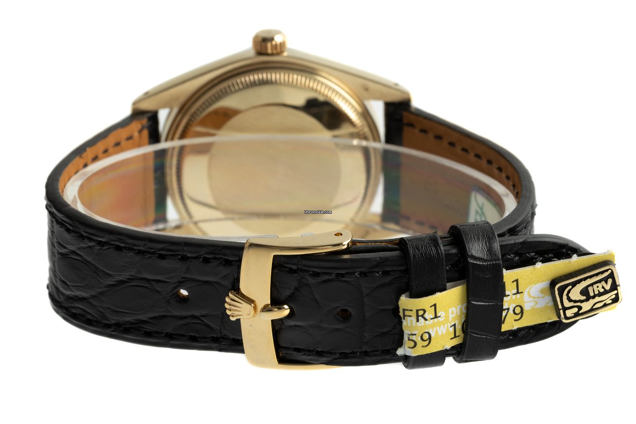 Rolex Oyster Perpetual Date Mens watch Unisex Yellow gold Automatic 1501 6