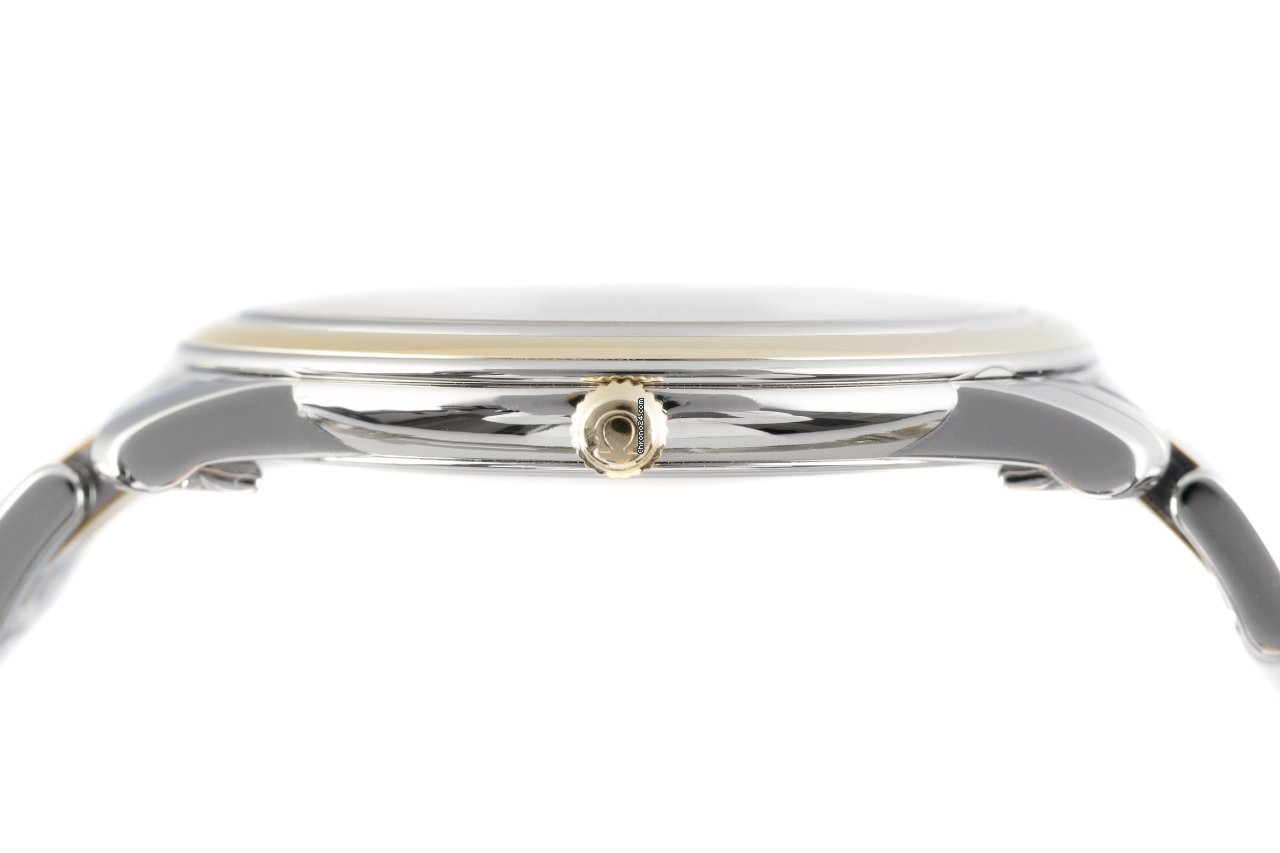 Omega De Ville Prestige Mens watch Unisex Quartz Gold Steel 4310.32.00 6
