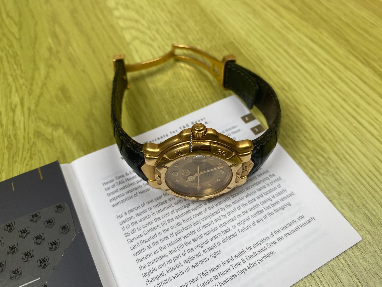 TAG Heuer 6000 Mens watch Unisex Automatic Yellow gold WH514 6