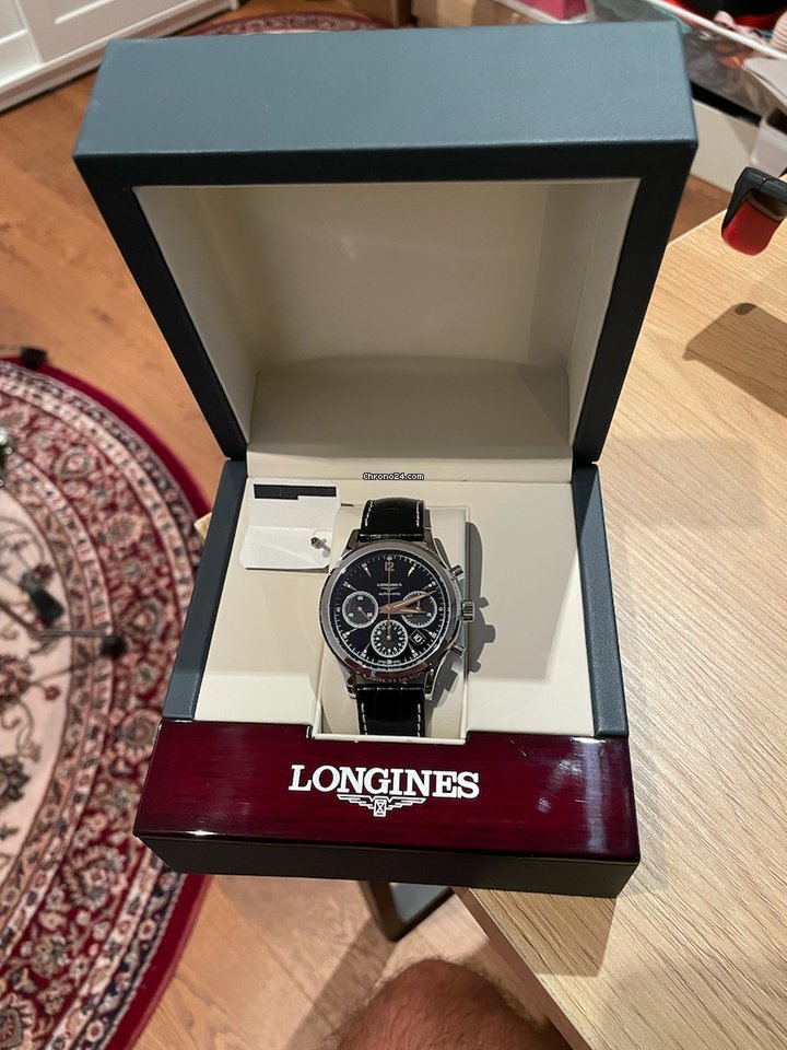 Longines Column-Wheel Chronograph Mens watch Unisex Automatic Steel L2.750.4.56.0 6