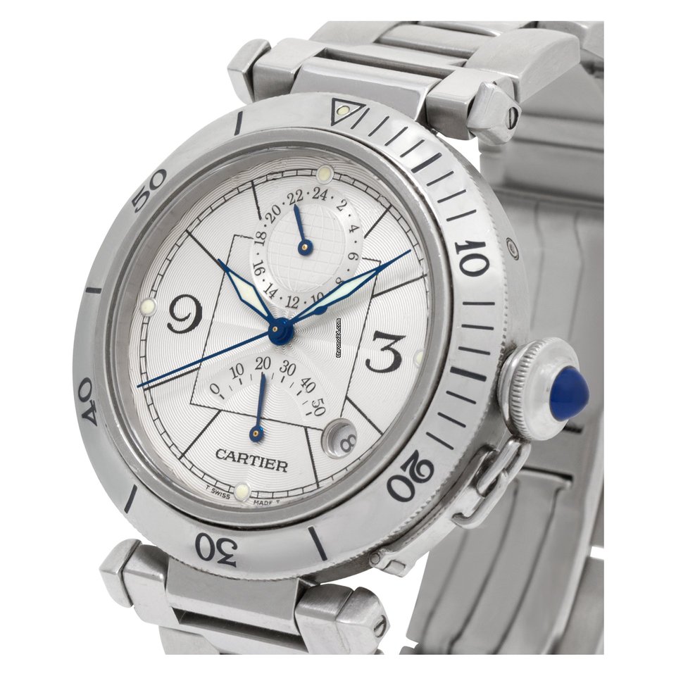 Cartier Pasha Mens watch Unisex Automatic Steel W31037H3 6