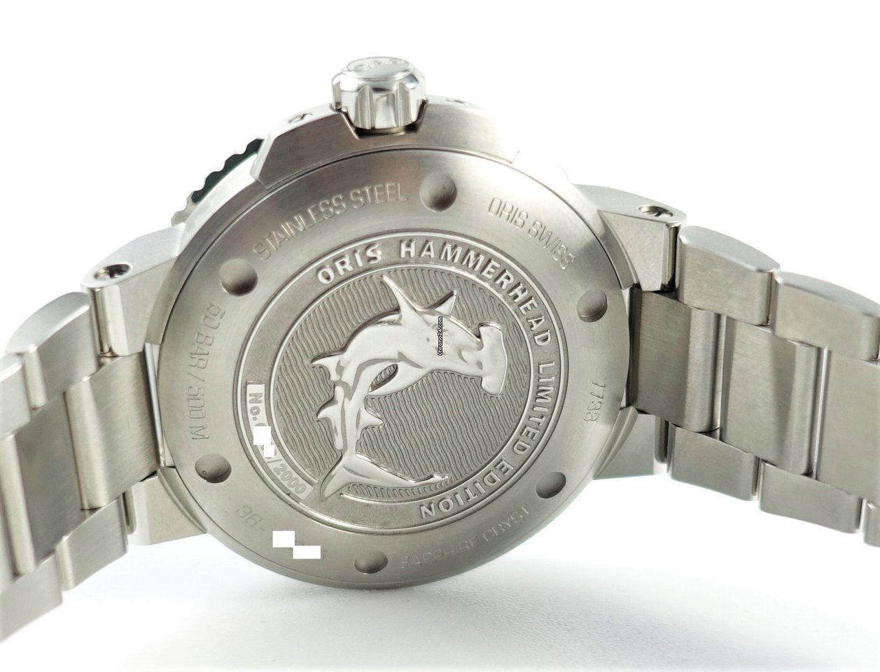 Oris Hammerhead Limited Edition Mens watch Unisex Automatic Steel 01 752 7733 4183-Set MB 6