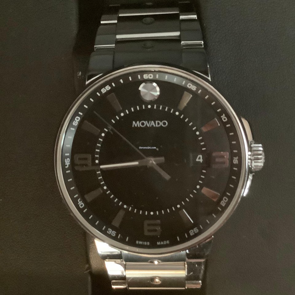 Movado SE Pilot Mens watch Unisex Quartz Steel 0606759 6