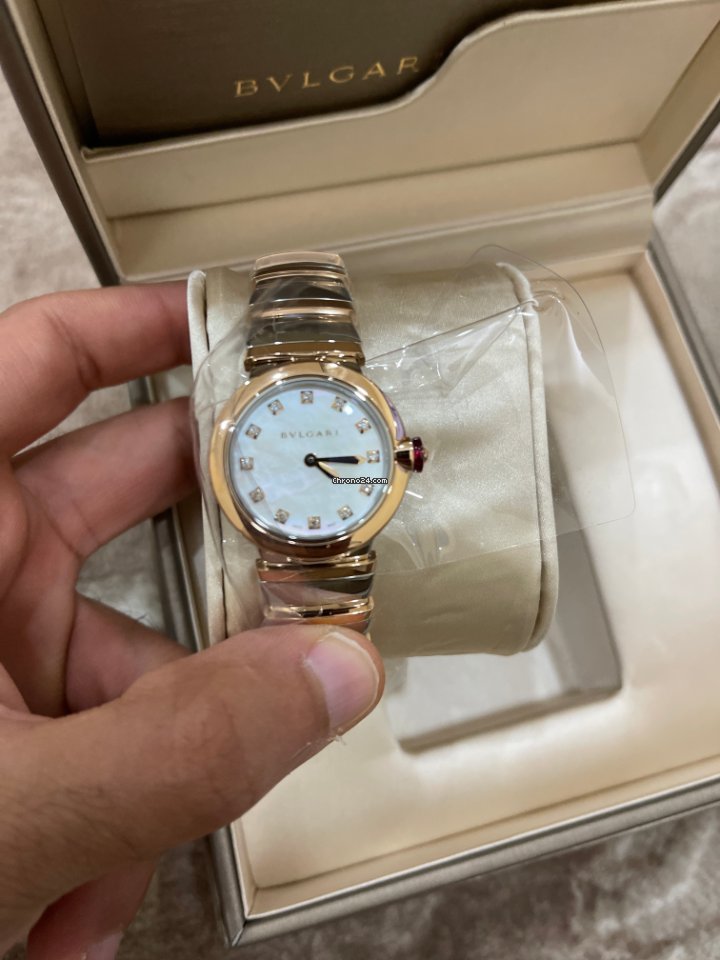 Bulgari Lucea Womens watch Quartz Gold Steel 102194 6