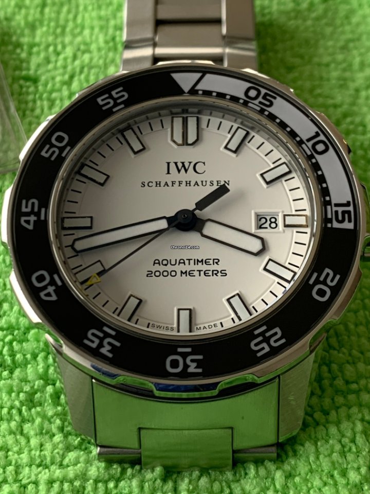 IWC Aquatimer Automatic 2000 Mens watch Unisex Automatic Steel IW356805 356805 3568-05 3568 6