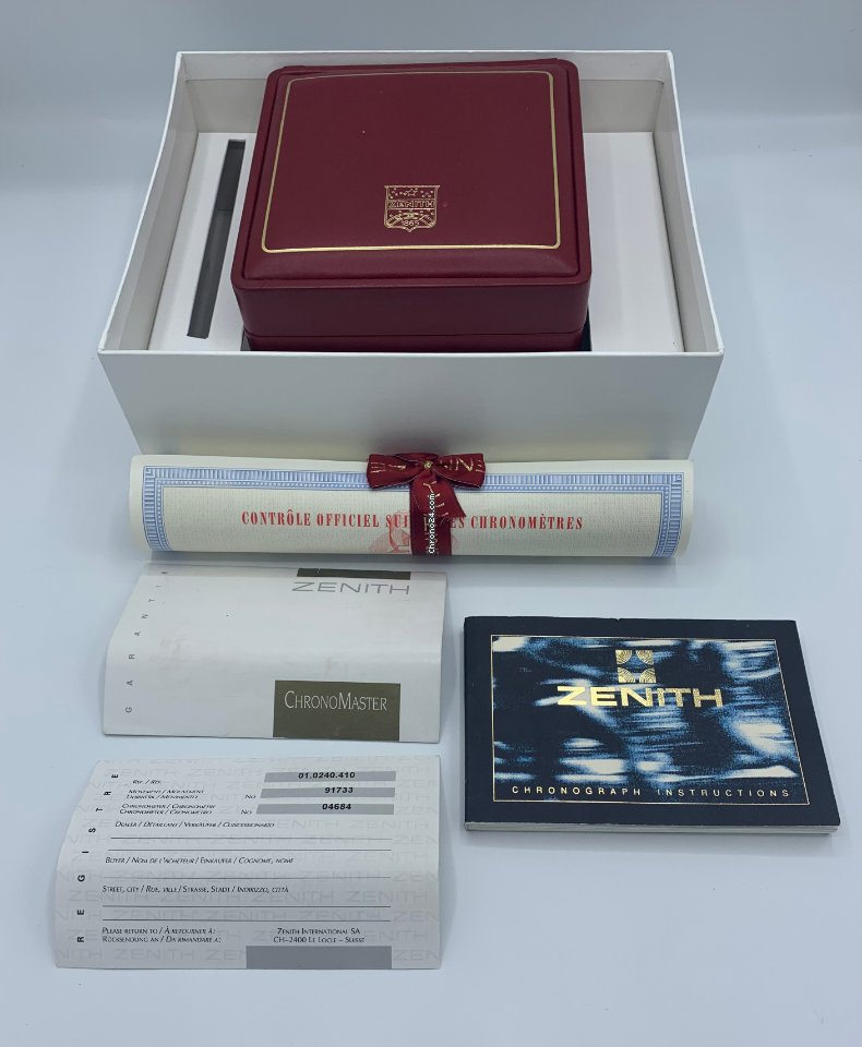 Zenith El Primero Chronomaster Mens watch Unisex Automatic Steel 14 01 0240 410 6