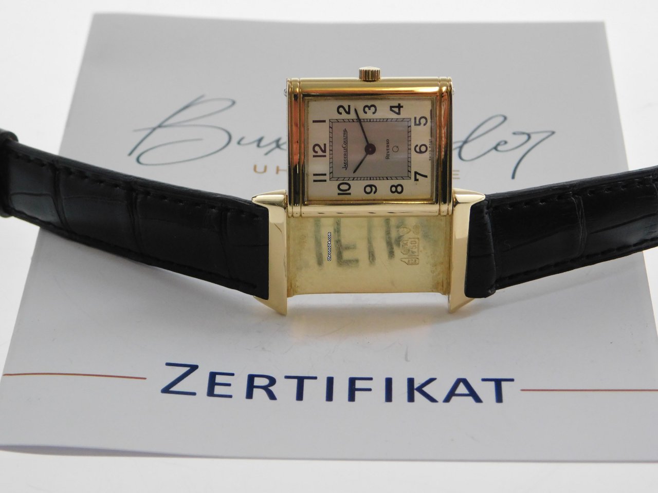 Jaeger-LeCoultre Reverso Classique Mens watch Unisex Quartz Yellow gold 140.007.1 6