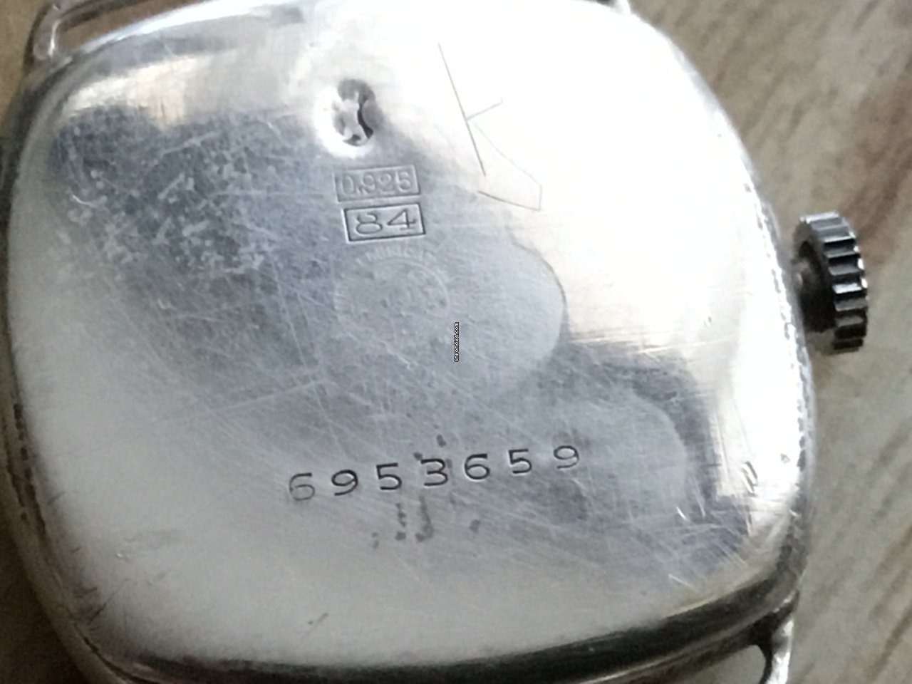 Omega Mens watch Unisex Manual winding Silver 84 6