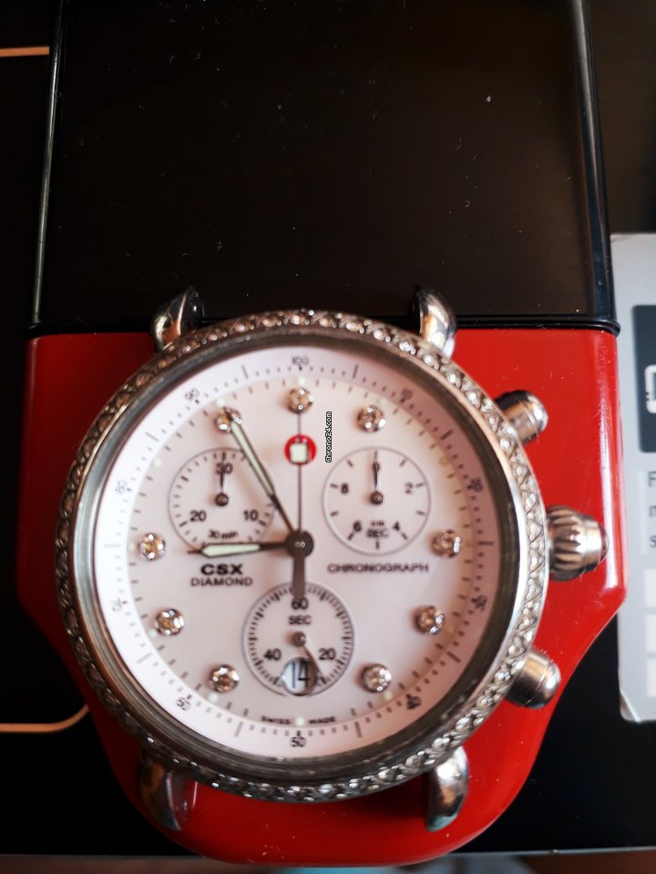 Michele CSX Mens watch Unisex Quartz Steel MWW03M000114 6