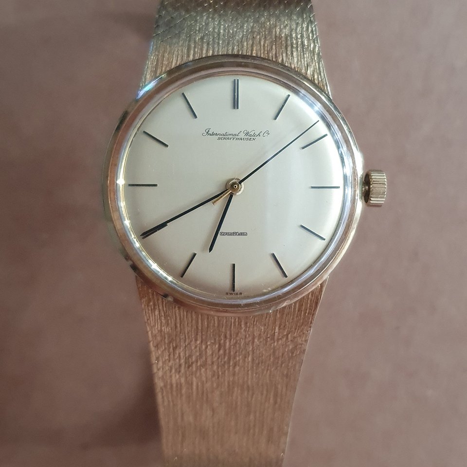 IWC Mens watch Unisex Manual winding Yellow gold 2132325 6
