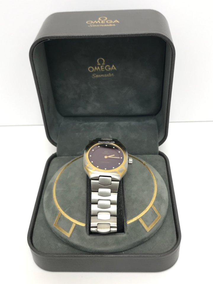 Omega Seamaster Mens watch Unisex Quartz Gold Steel DB 386.0820 6