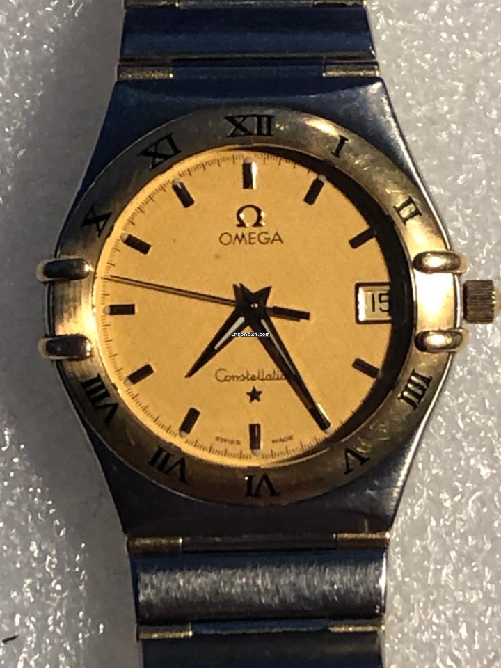 Omega Constellation Mens watch Unisex Quartz Gold Steel 1212.10.00 6