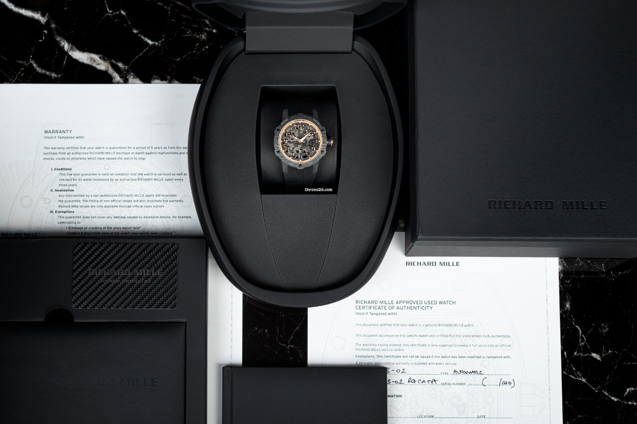 Richard Mille Mens watch Unisex Automatic Carbon RM33-02 6