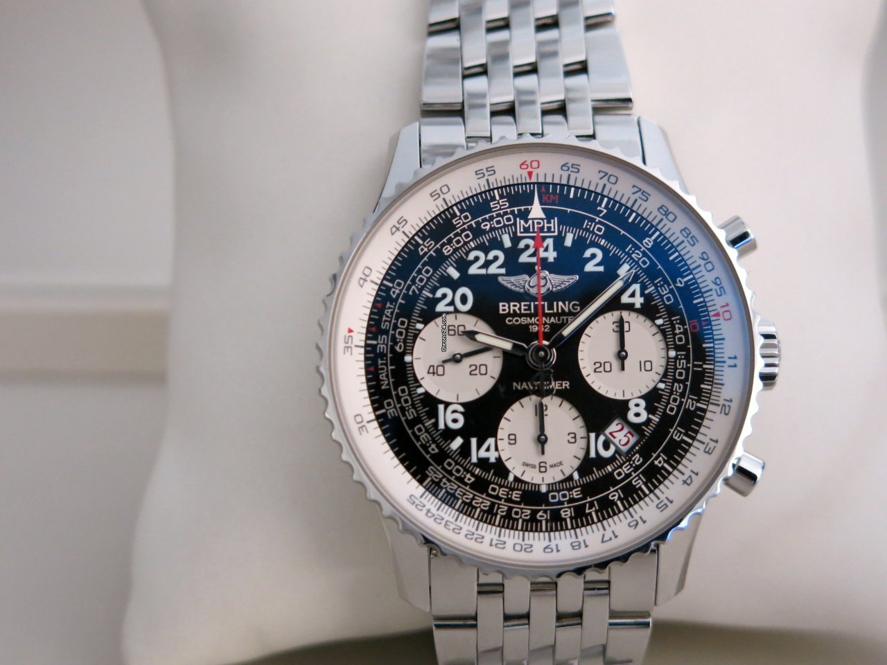 Breitling Navitimer Cosmonaute Mens watch Unisex Manual winding Steel AB021012 BB59 6