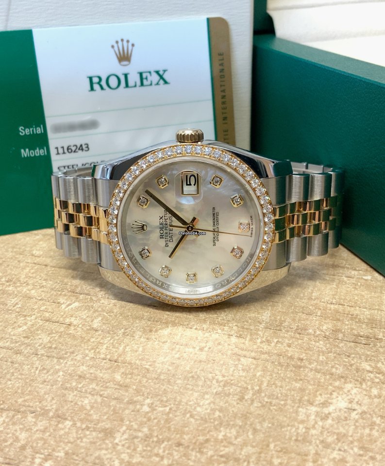 Rolex Datejust 36 Gold Steel Automatic 116243 6