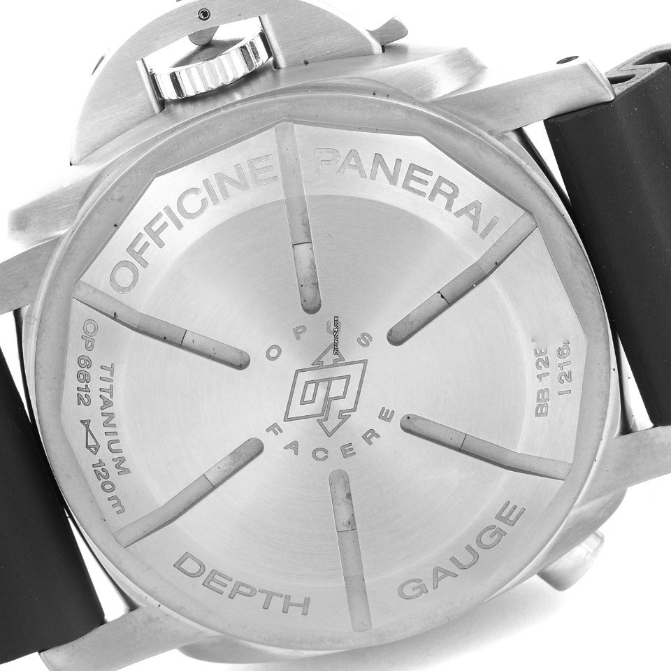 Panerai Luminor Submersible 1950 Depth Gauge Mens watch Unisex Automatic Titanium PAM00193 6