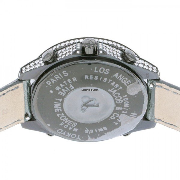 Jacob & Co. Five Time Zone Quartz Steel JC-2BCDADC 6