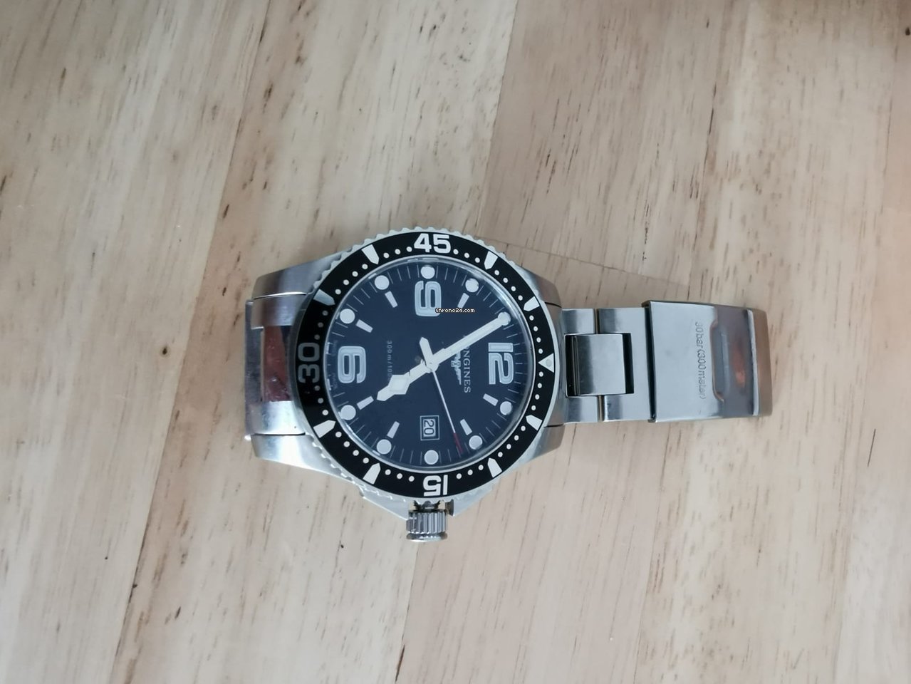 Longines HydroConquest Mens watch Unisex Quartz Steel L3.640.4 6