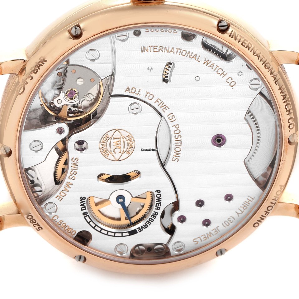 IWC Portofino Mens watch Unisex Manual winding Rose gold IW511101 6