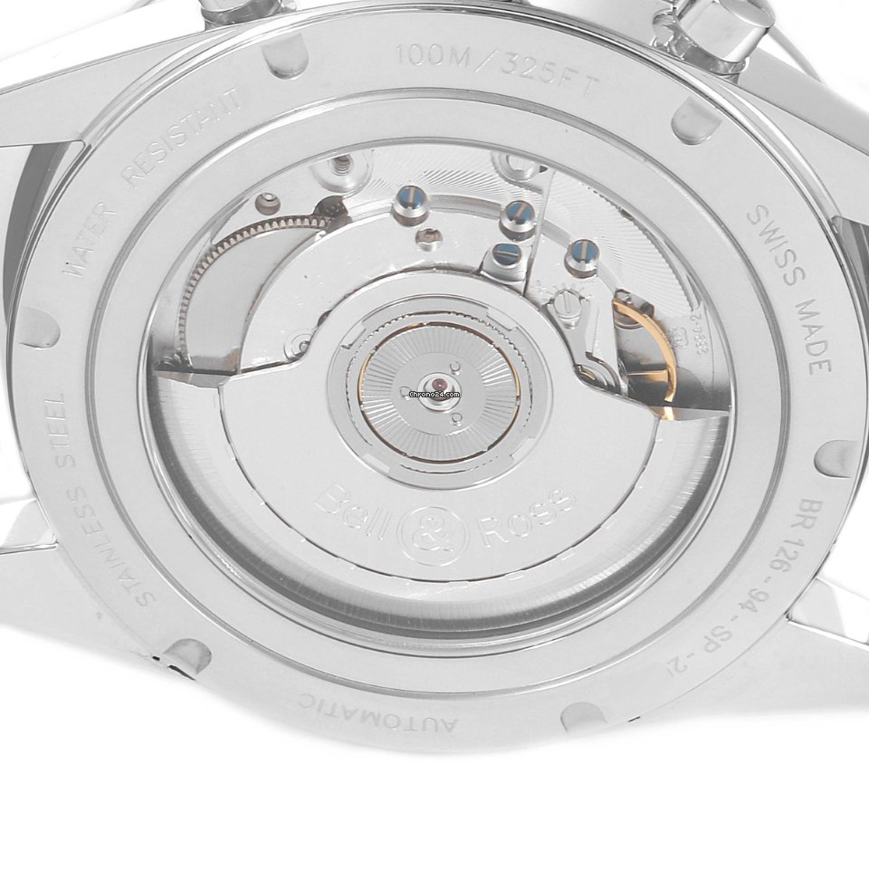 Bell & Ross Vintage Mens watch Unisex Automatic Steel BR12694 6