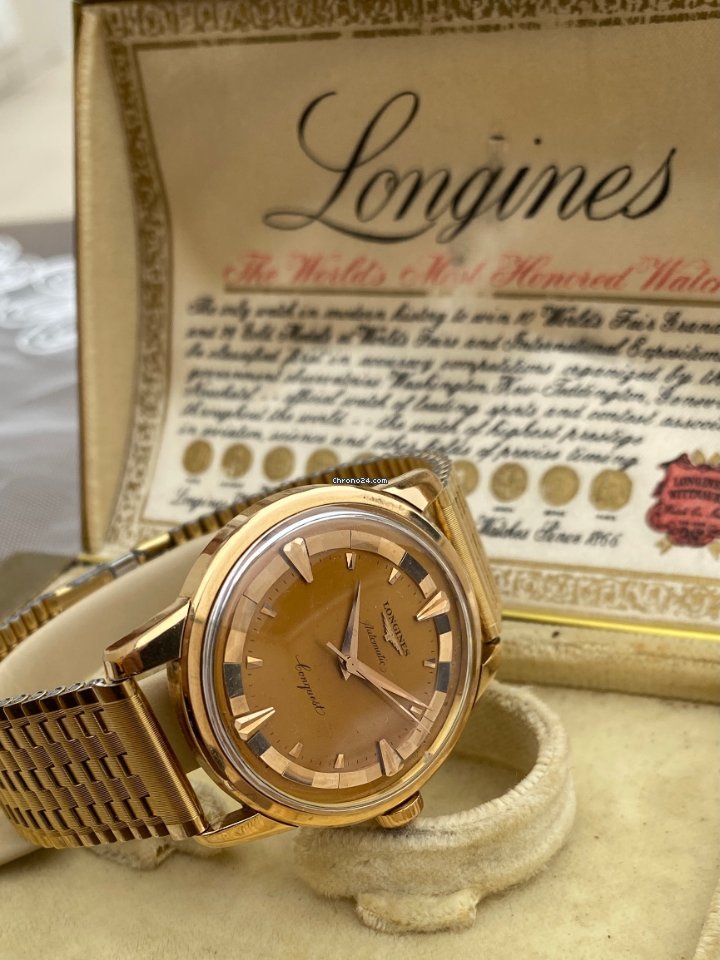 Longines Conquest Automatic Yellow gold 9001 6
