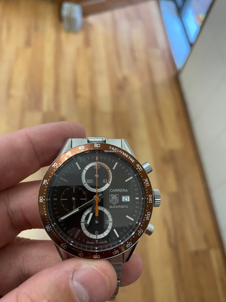 TAG Heuer Carrera Calibre 16 Mens watch Unisex Automatic Steel CV2013-2 6