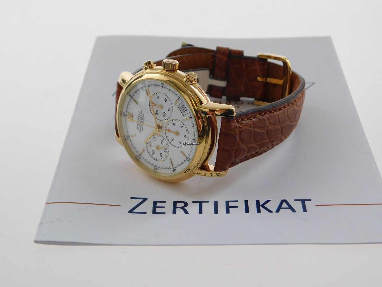 Zenith El Primero Chronograph Mens watch Unisex Automatic Yellow gold 06-0023 6
