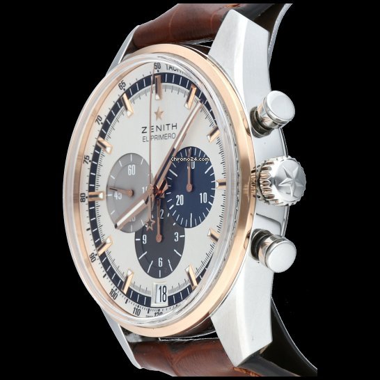 Zenith Mens watch Unisex Automatic Gold Steel 51.2080.400 69.C494 6
