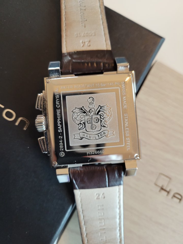 Hamilton Jazzmaster Auto Chrono Mens watch Unisex Automatic Steel H32666535 6