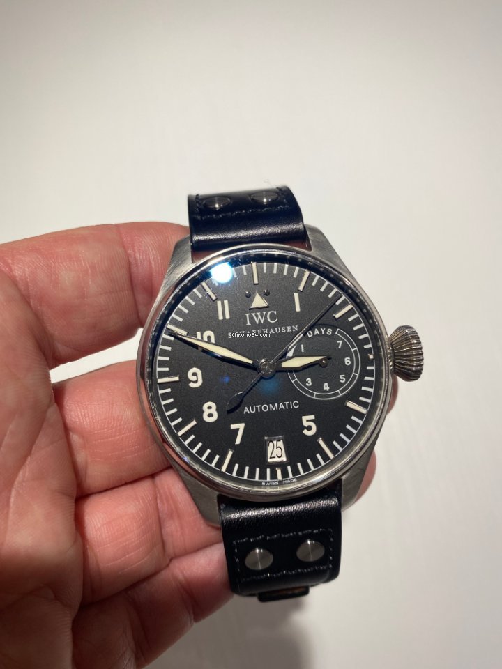 IWC Big Pilot Mens watch Unisex Automatic Platinum IW5002 6