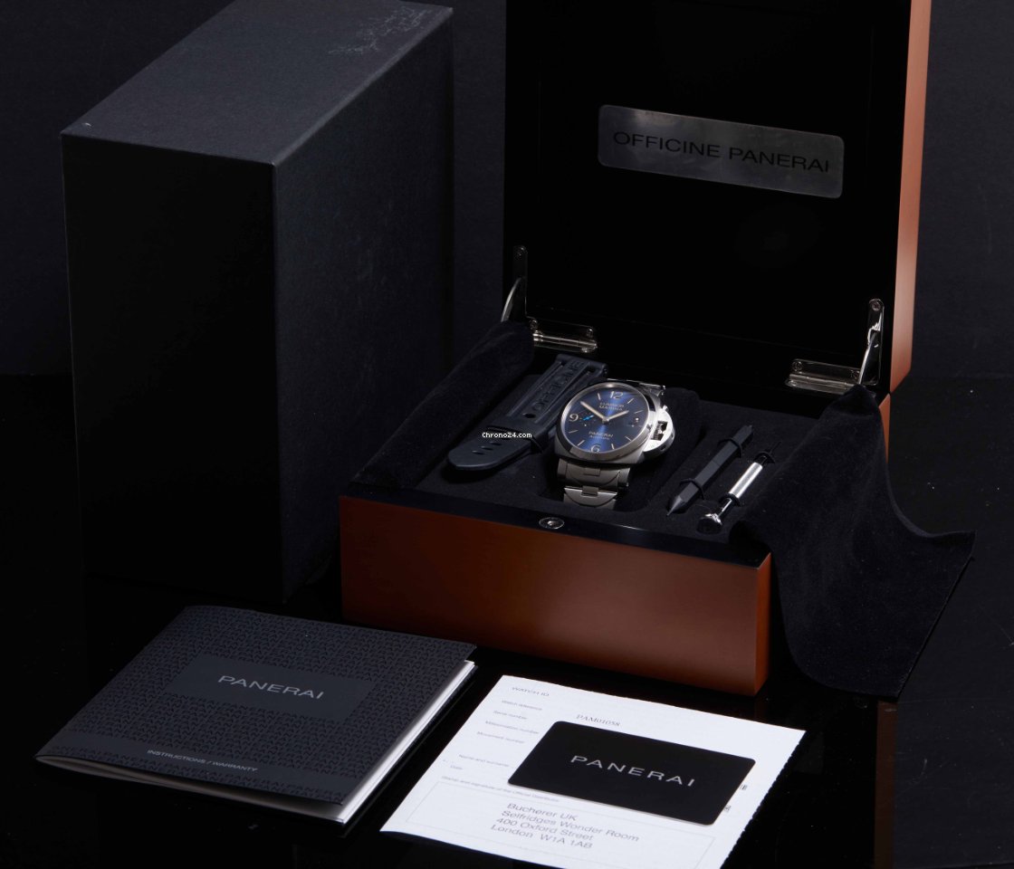 Panerai Luminor Marina Mens watch Unisex Automatic Steel PAM 01058 6