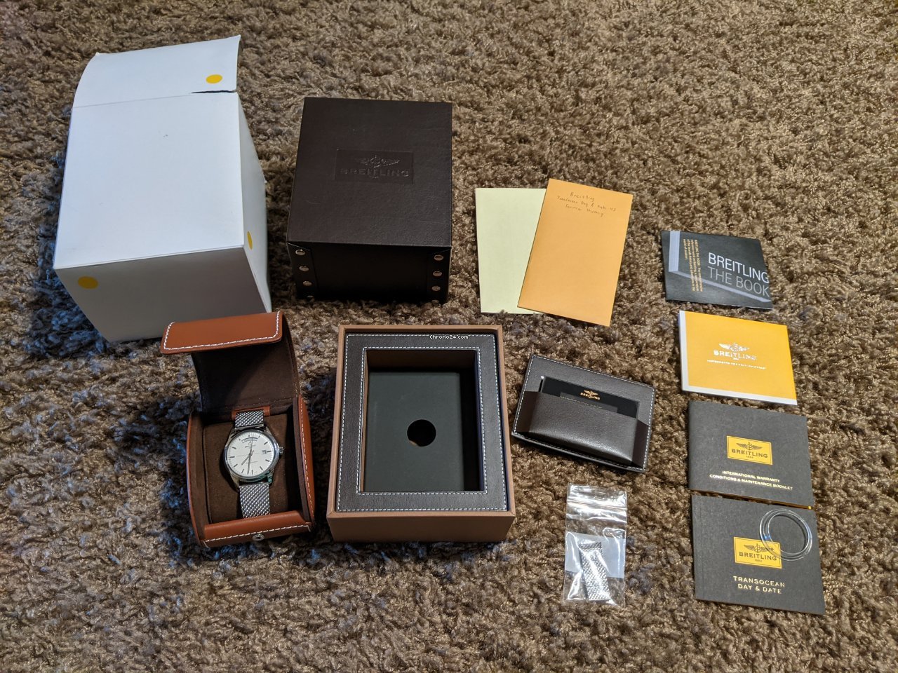 Breitling Transocean Day & Date Mens watch Unisex Automatic Steel A45310121G1A1 6