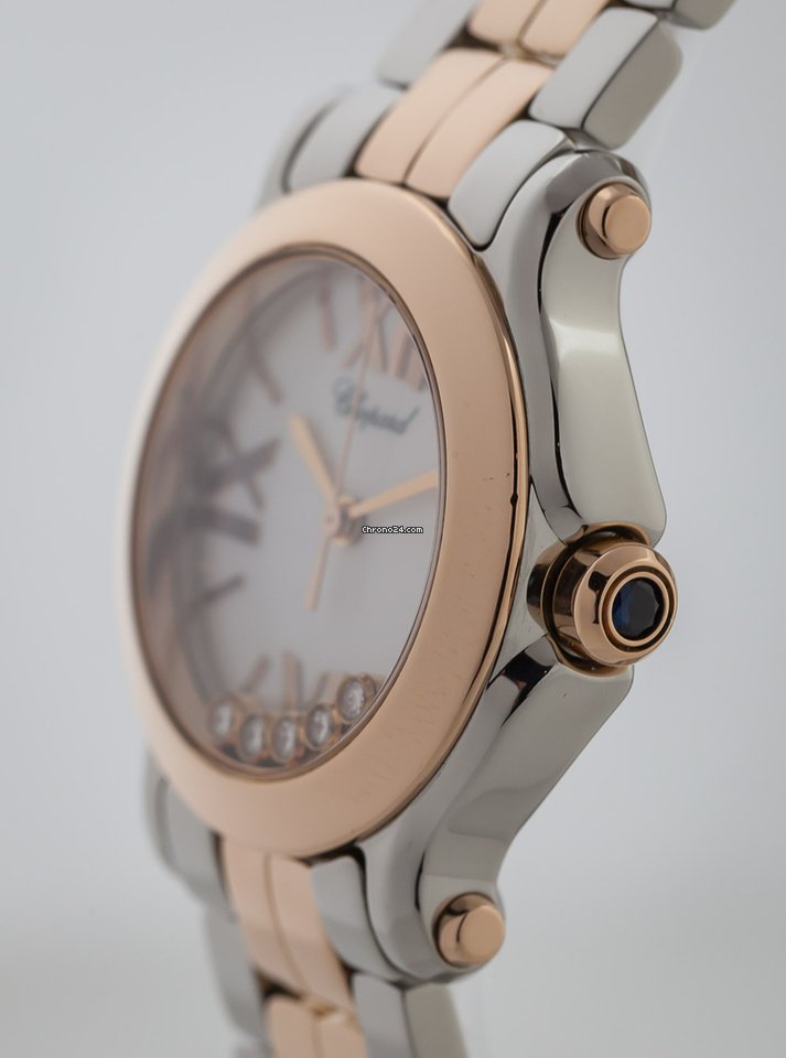Chopard Happy Sport Womens watch Quartz Gold Steel 278509-6003 6
