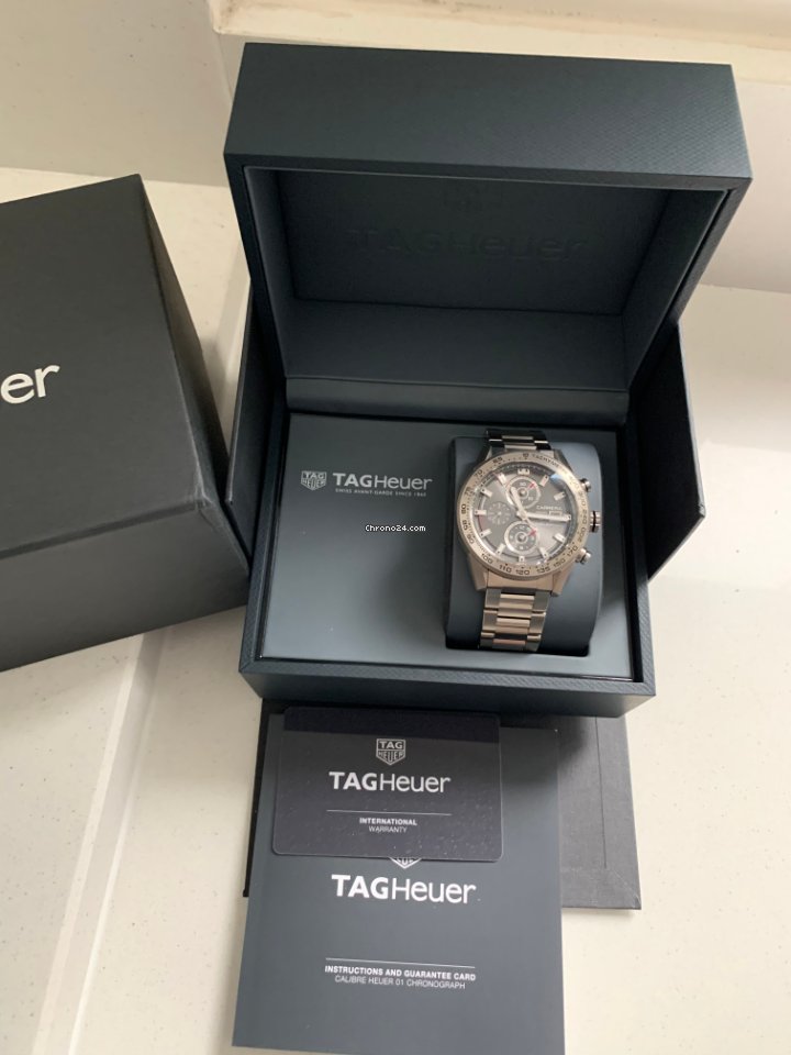 TAG Heuer Carrera Calibre HEUER 01 Mens watch Unisex Automatic Titanium CAR208Z.BF0719 6