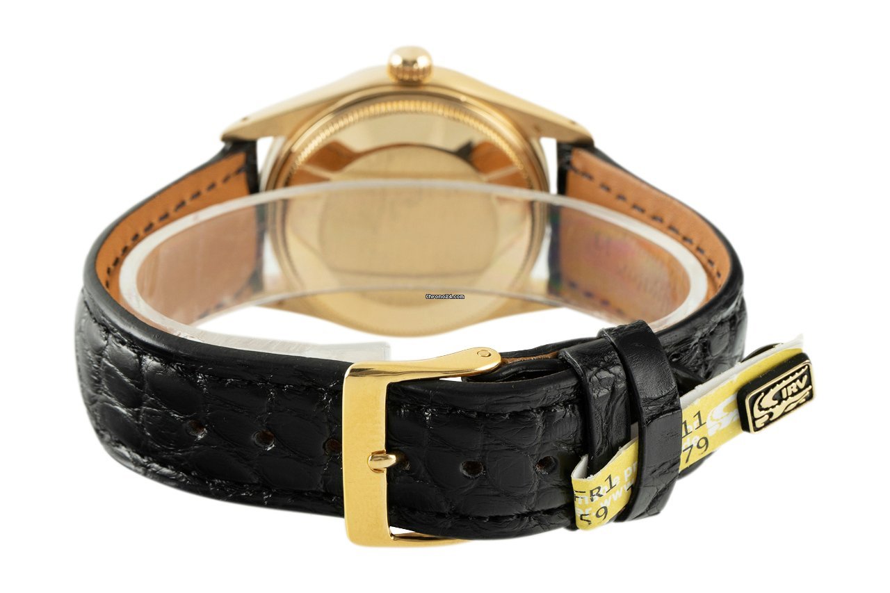 Rolex Oyster Perpetual Date Mens watch Unisex Yellow gold Automatic 15038 6