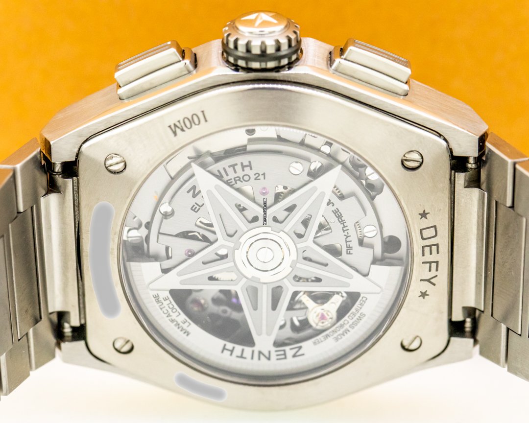 Zenith Defy El Primero Mens watch Unisex Automatic Titanium 95.9005.9004 01.M9000 6