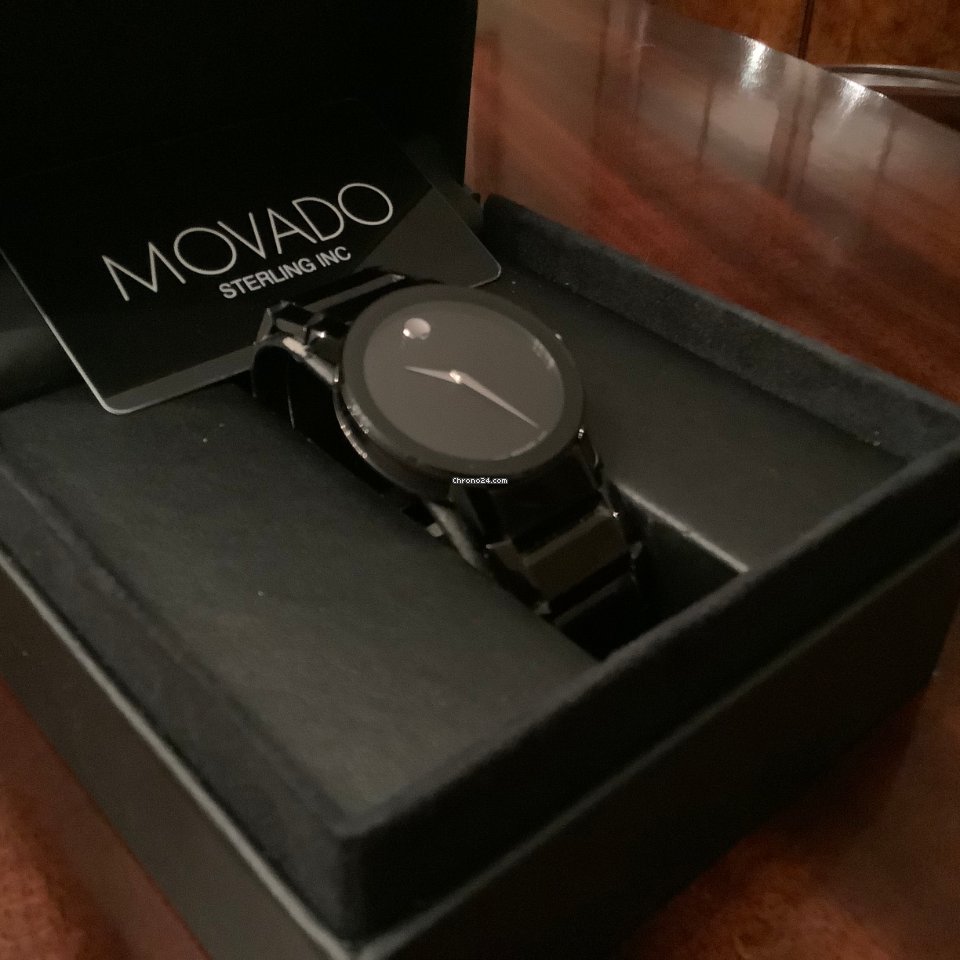 Movado Sapphire Mens watch Unisex Quartz Steel 0606882 6