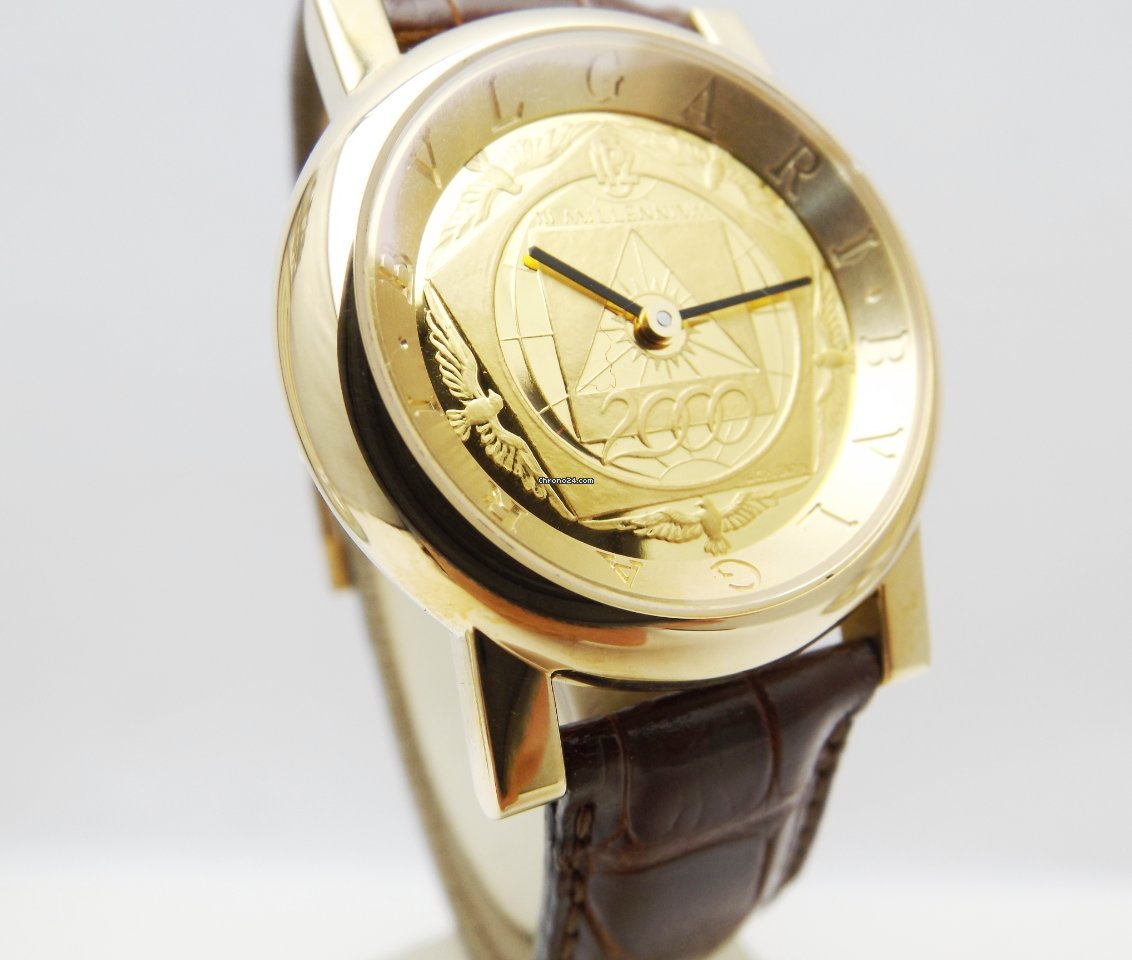 Bulgari Mens watch Unisex Automatic Yellow gold AT35GL 6