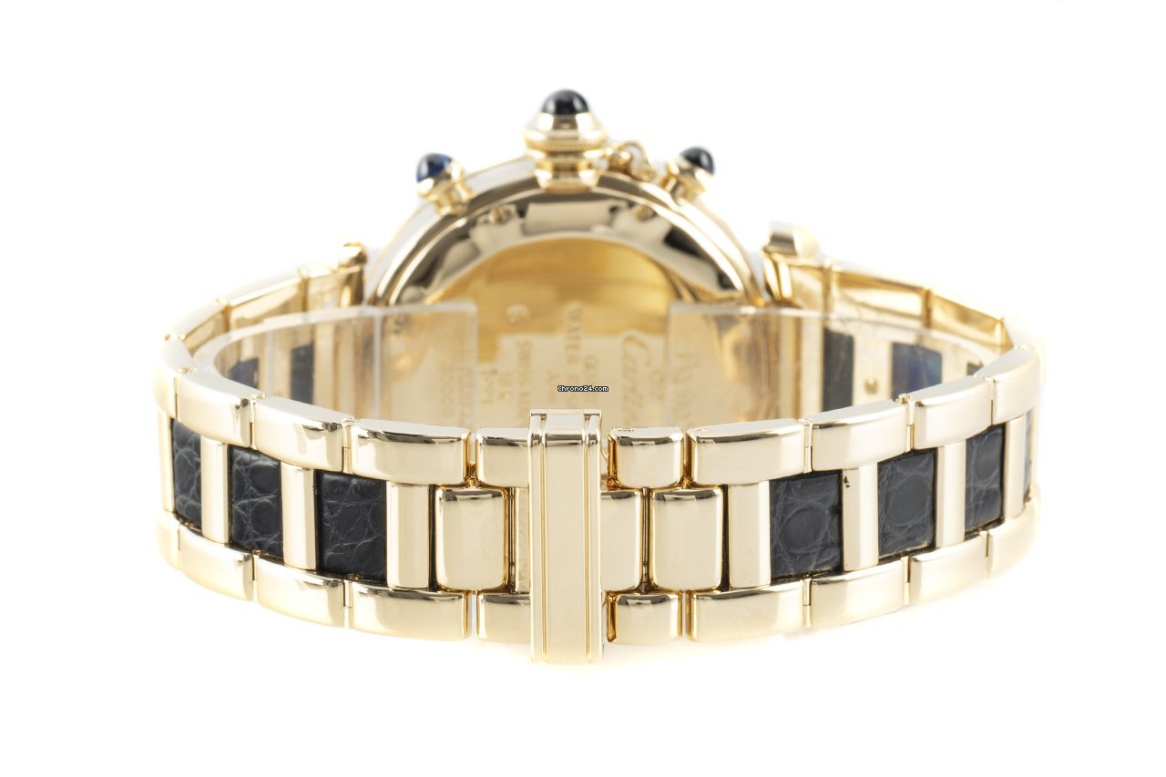 Cartier Pasha Mens watch Unisex Quartz Yellow gold 30009 6
