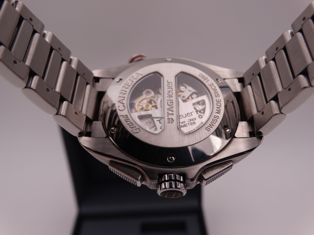 TAG Heuer Grand Carrera Mens watch Unisex Automatic Steel CAV5115.BA0902 6