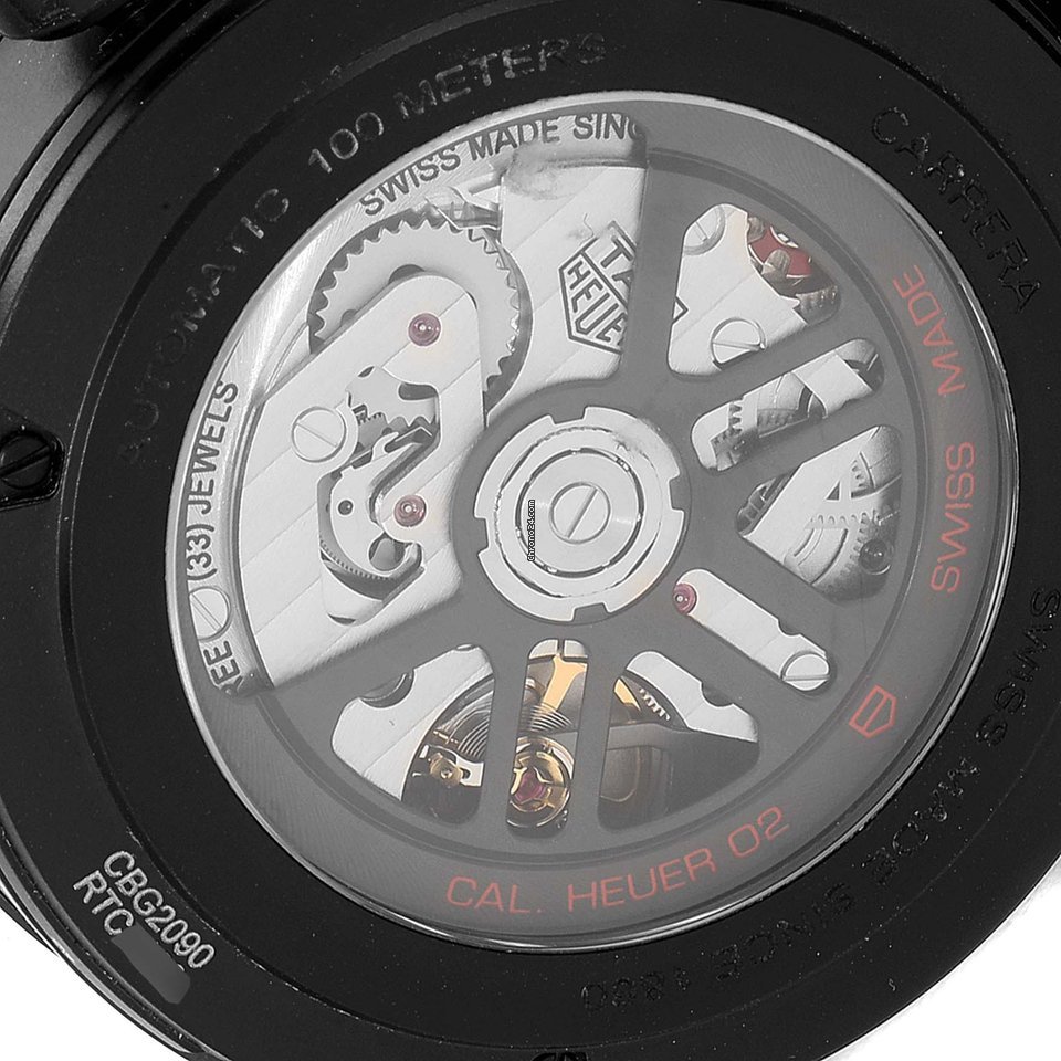 TAG Heuer Carrera Heuer-02T Mens watch Unisex Automatic Ceramic CBG2090.BH0661 6