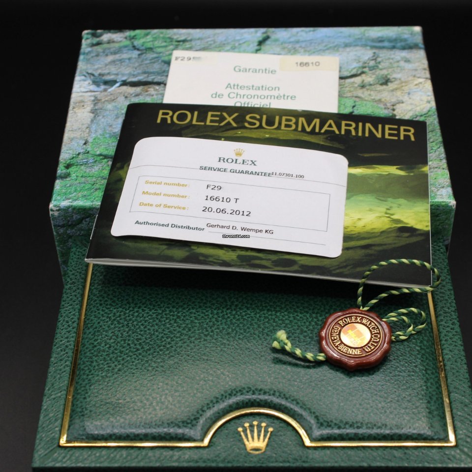Rolex Submariner Date Steel Automatic 16610 LV 6