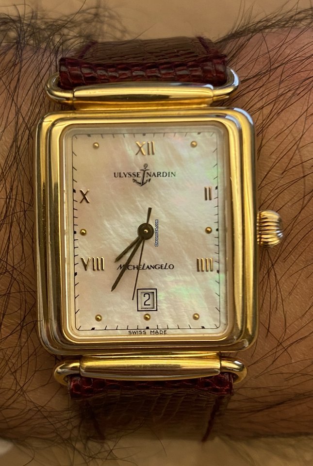 Ulysse Nardin Michelangelo Mens watch Unisex Automatic Yellow gold 181-42 6