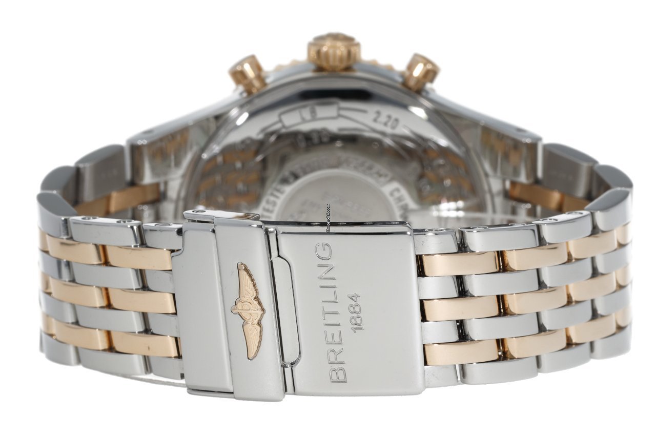 Breitling Montbrillant Legende Mens watch Unisex Automatic Gold Steel C23340 6