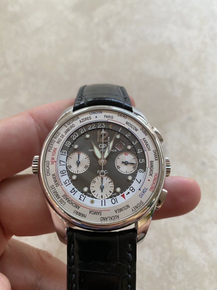 Girard Perregaux WW.TC Mens watch Unisex Automatic Steel 49805-11-254-BA6A 6