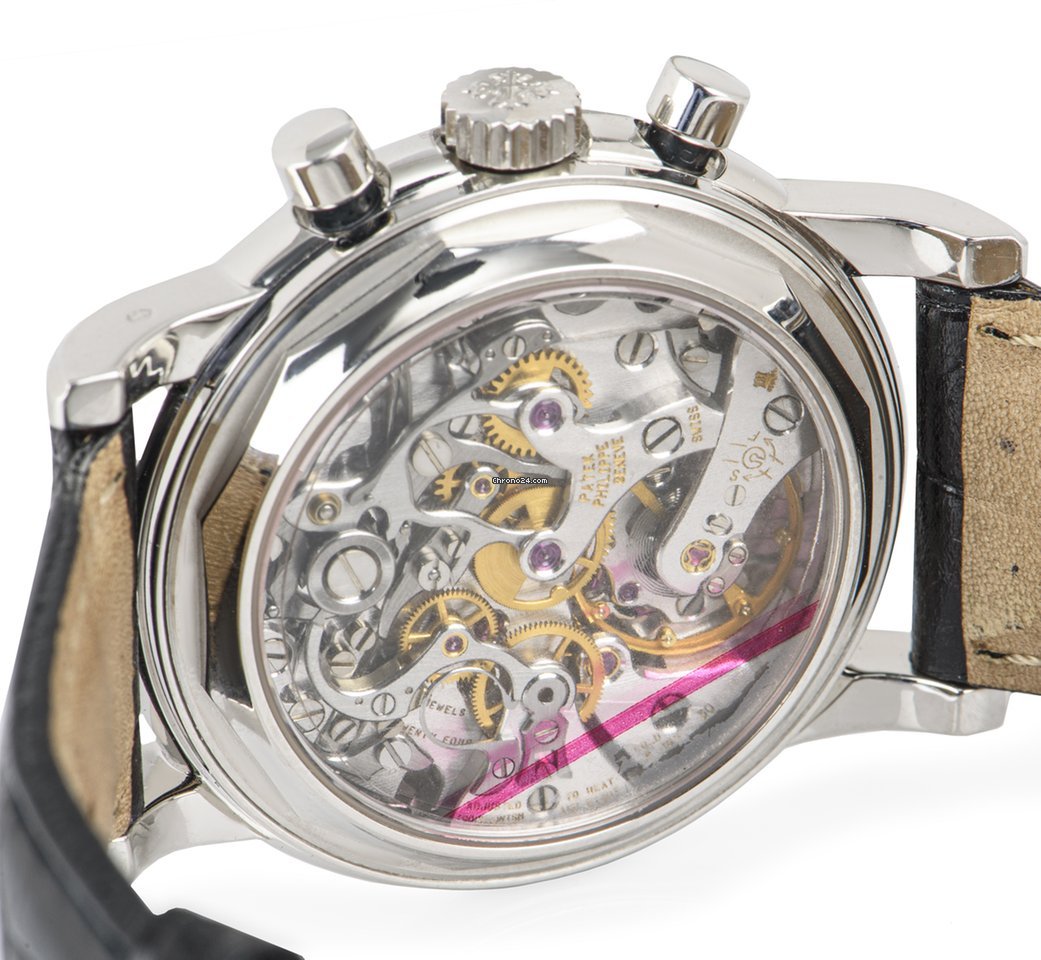 Patek Philippe Perpetual Calendar Chronograph Mens watch Unisex Manual winding Platinum 3970EP-027 6